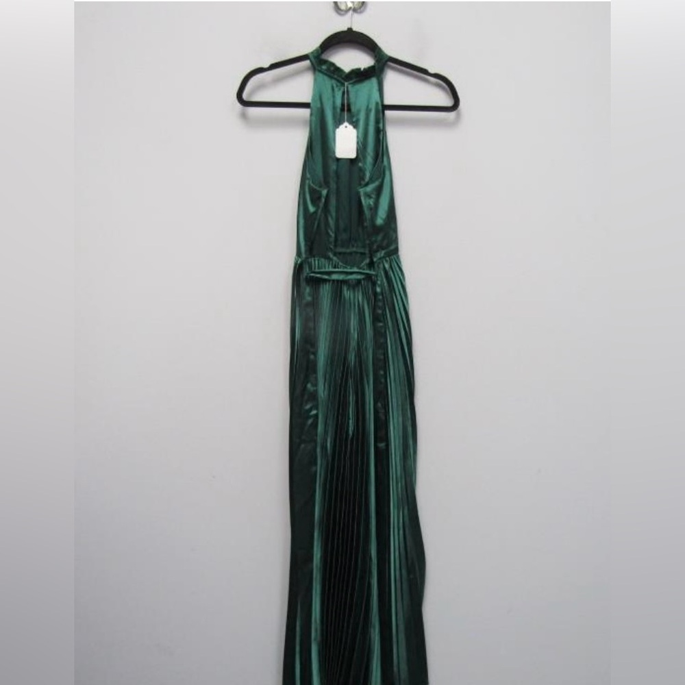 NWT KLD Signature Chic Teal Sleeveless Maxi Dress - Picture 9 of 12